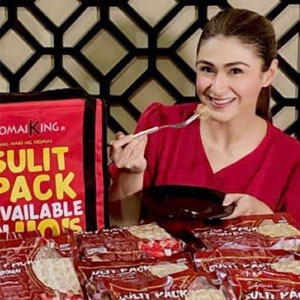 Carla Abellana eating Siomai King